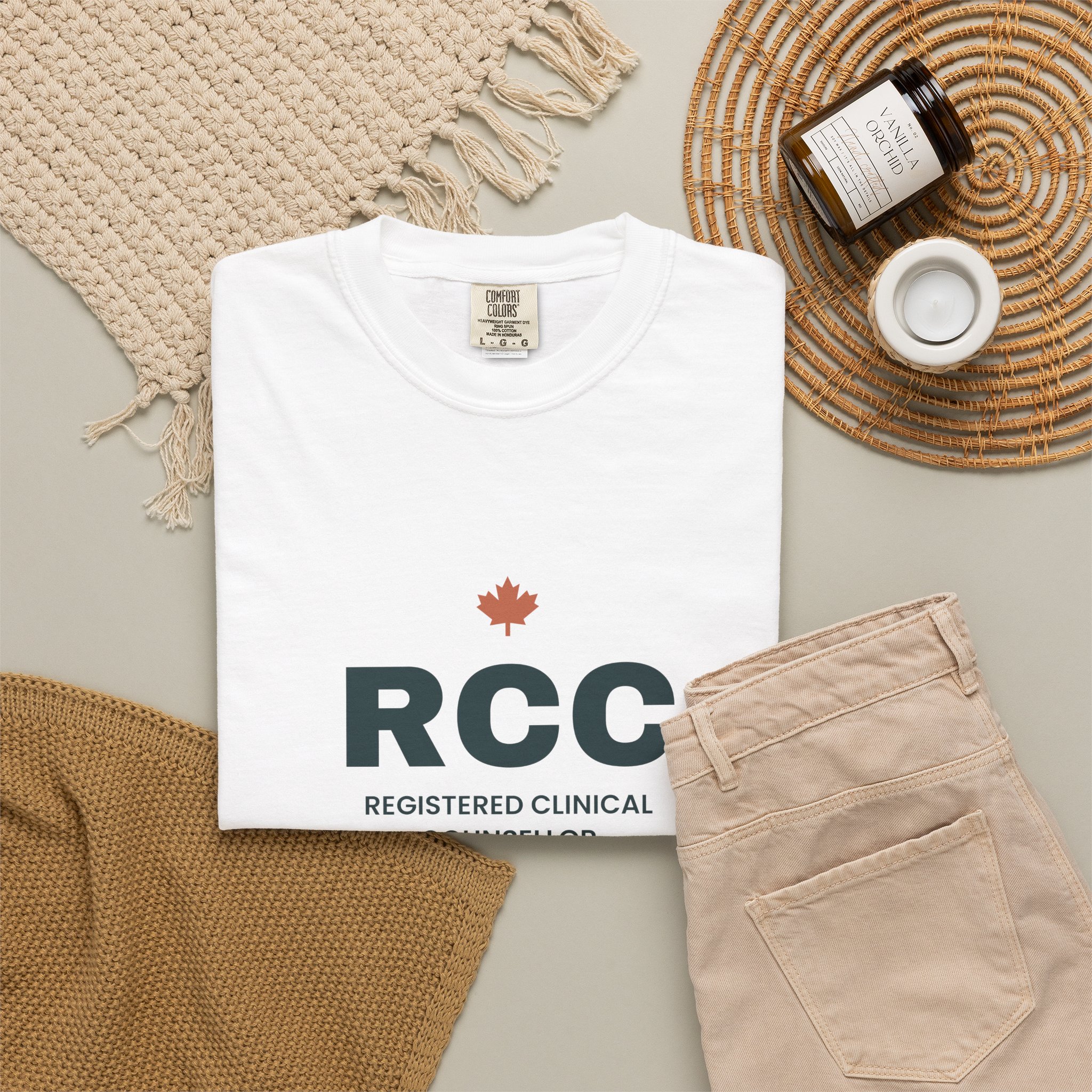 RCC Registered Clinical Counsellor T-Shirt – Counsellor Gift - Image 4