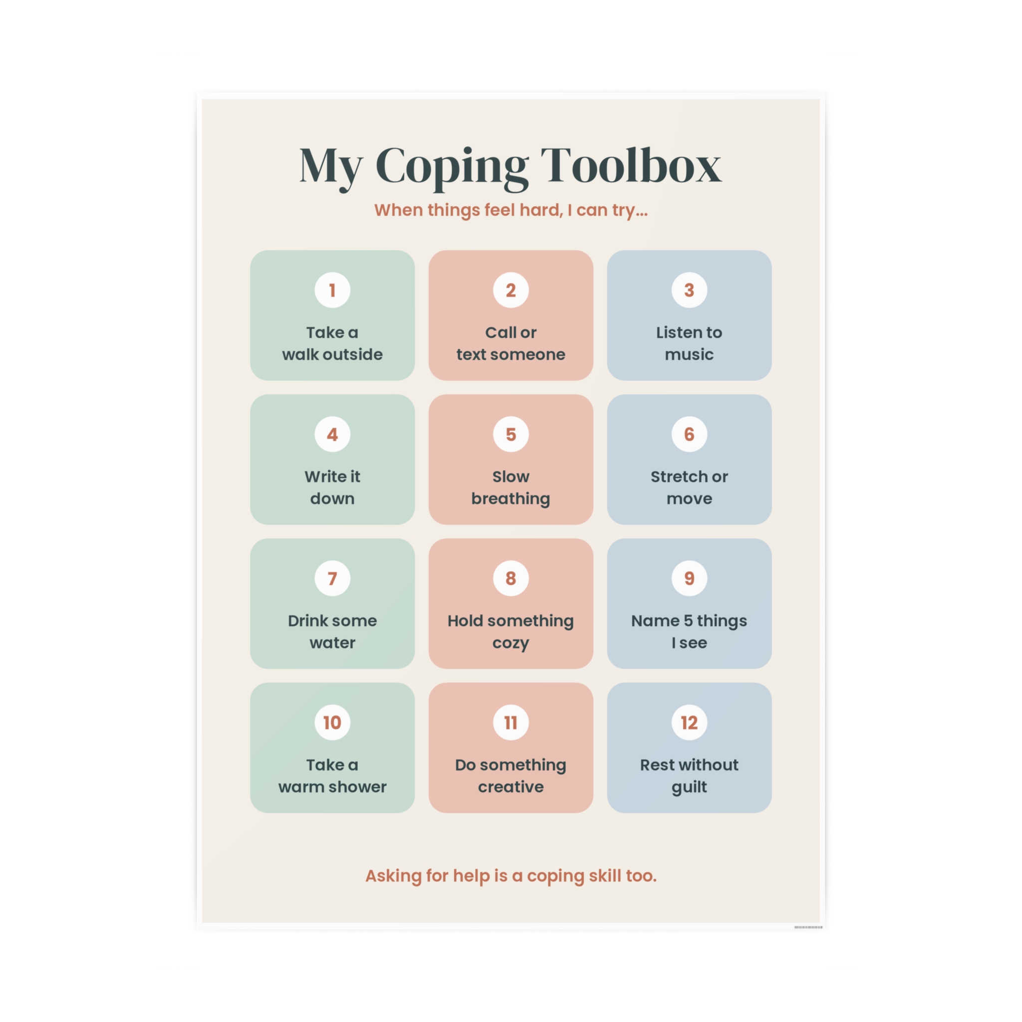 My Coping Toolbox Poster, view 4