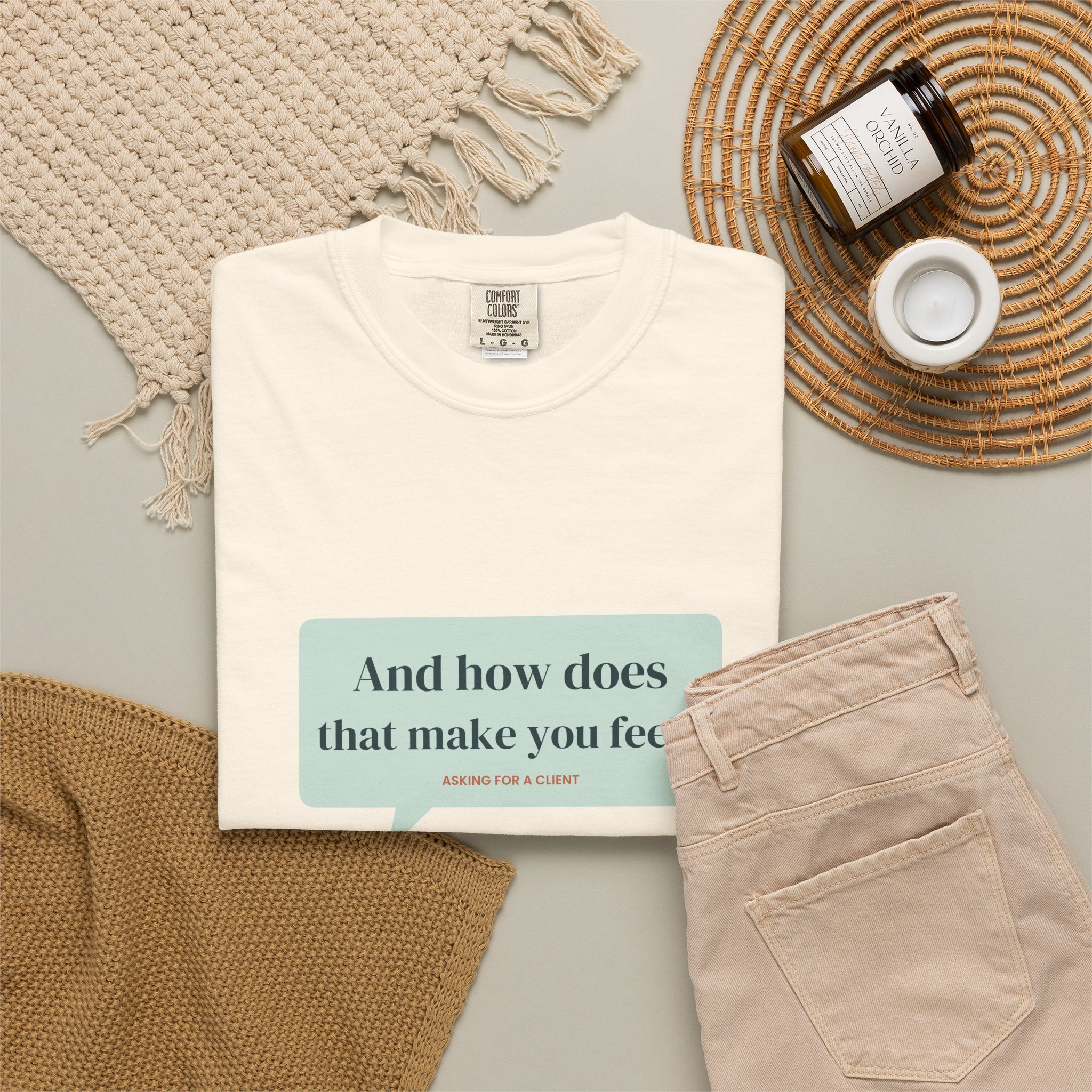 And How Does That Make You Feel? T-Shirt – Funny Therapist Gift - Image 8