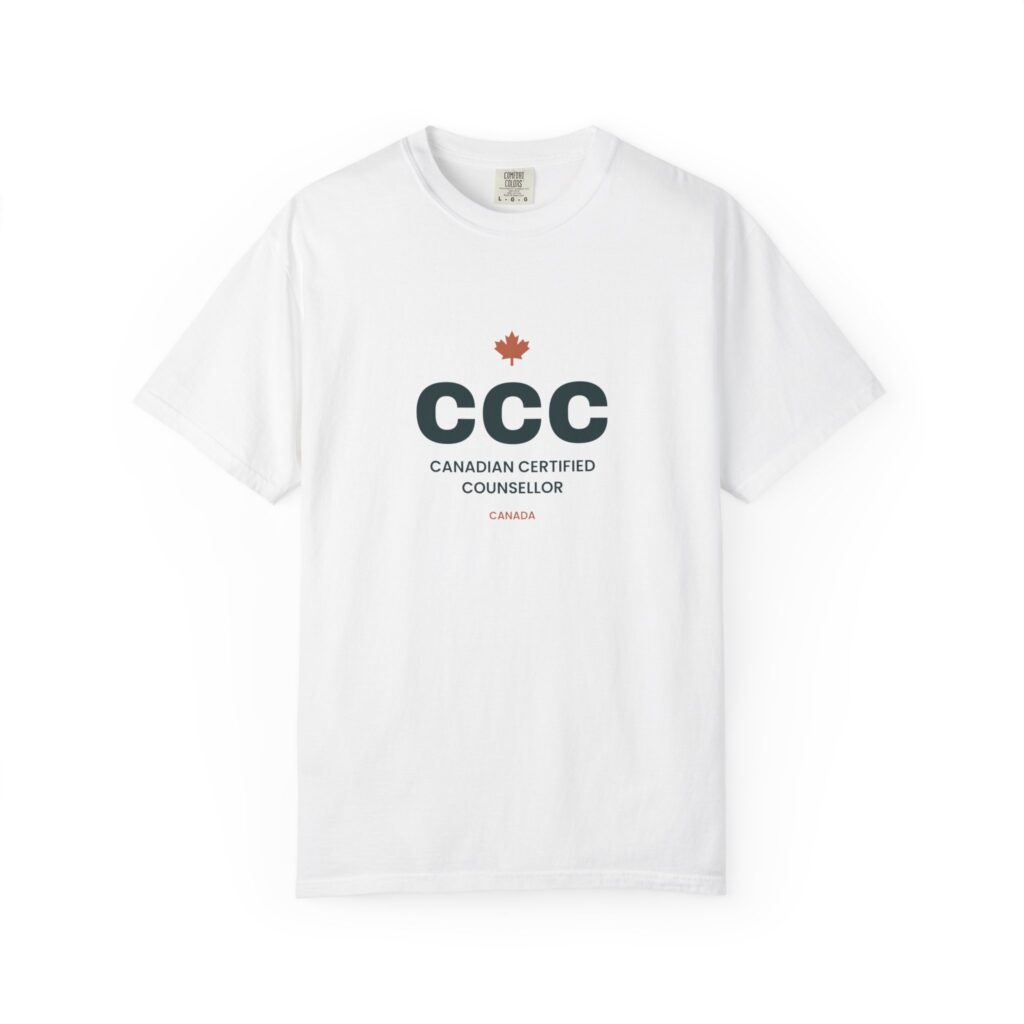 CCC Canadian Certified Counsellor T-Shirt – Counsellor Gift