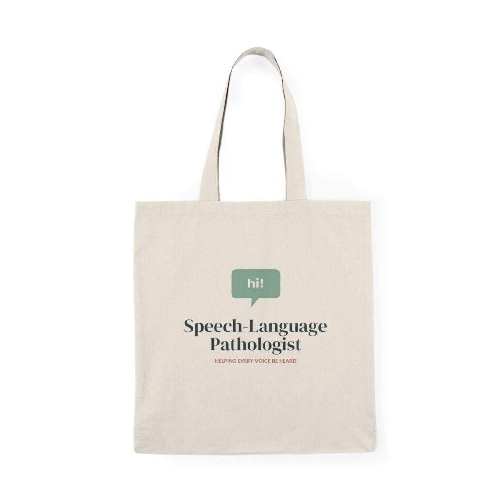 Speech-Language Pathologist Tote Bag – SLP Gift