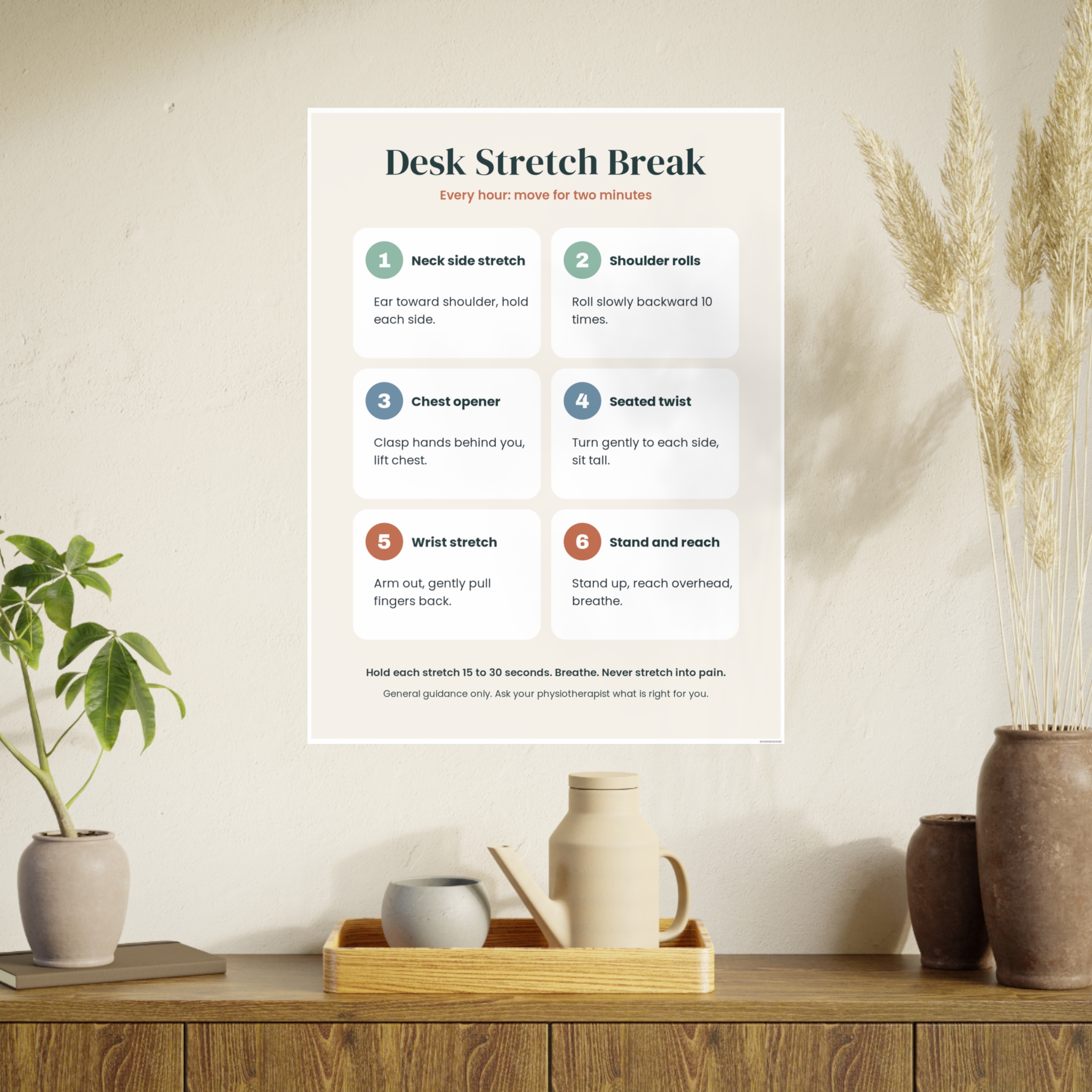 Desk Stretch Break Poster, view 6
