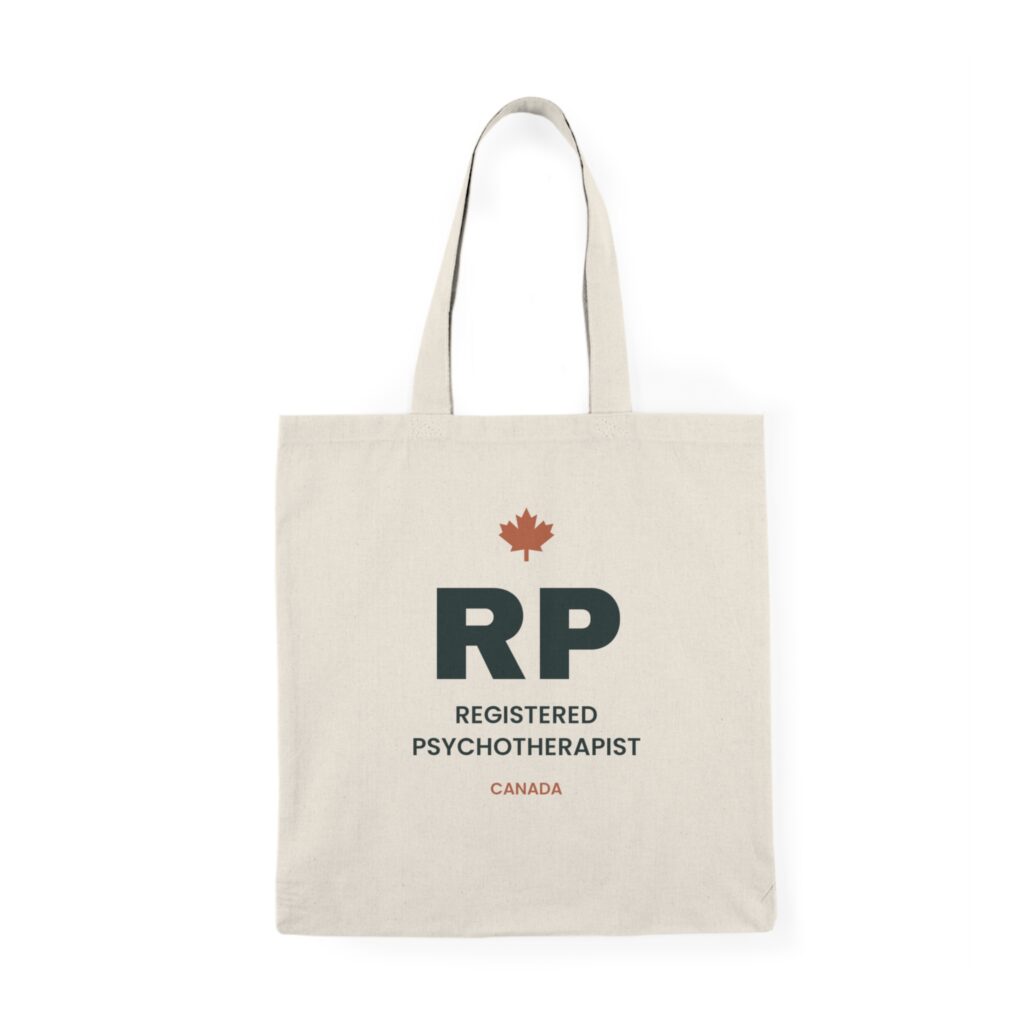 RP Registered Psychotherapist Tote Bag – Psychotherapist Gift
