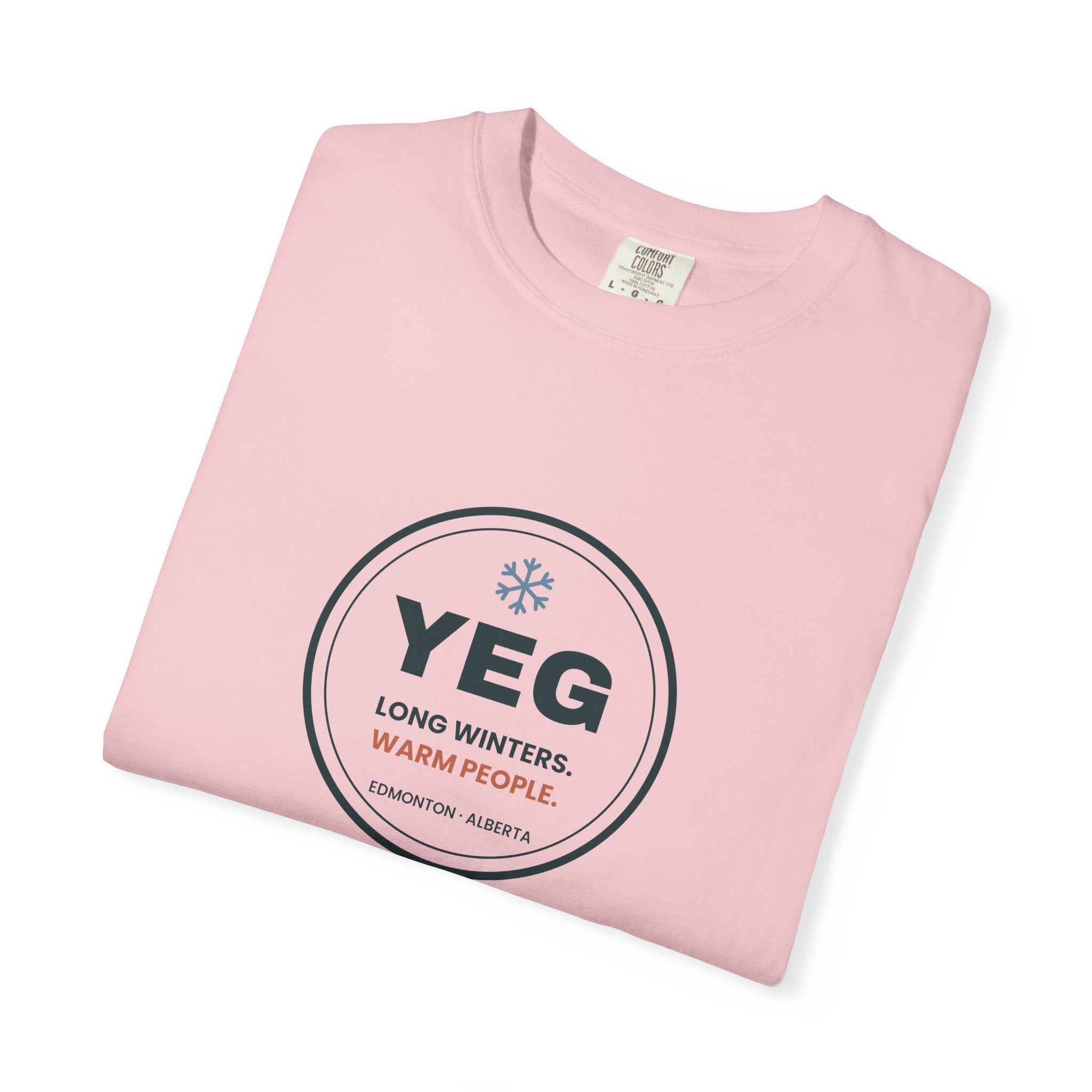YEG Long Winters Warm People T-Shirt – Edmonton Gift - Image 23