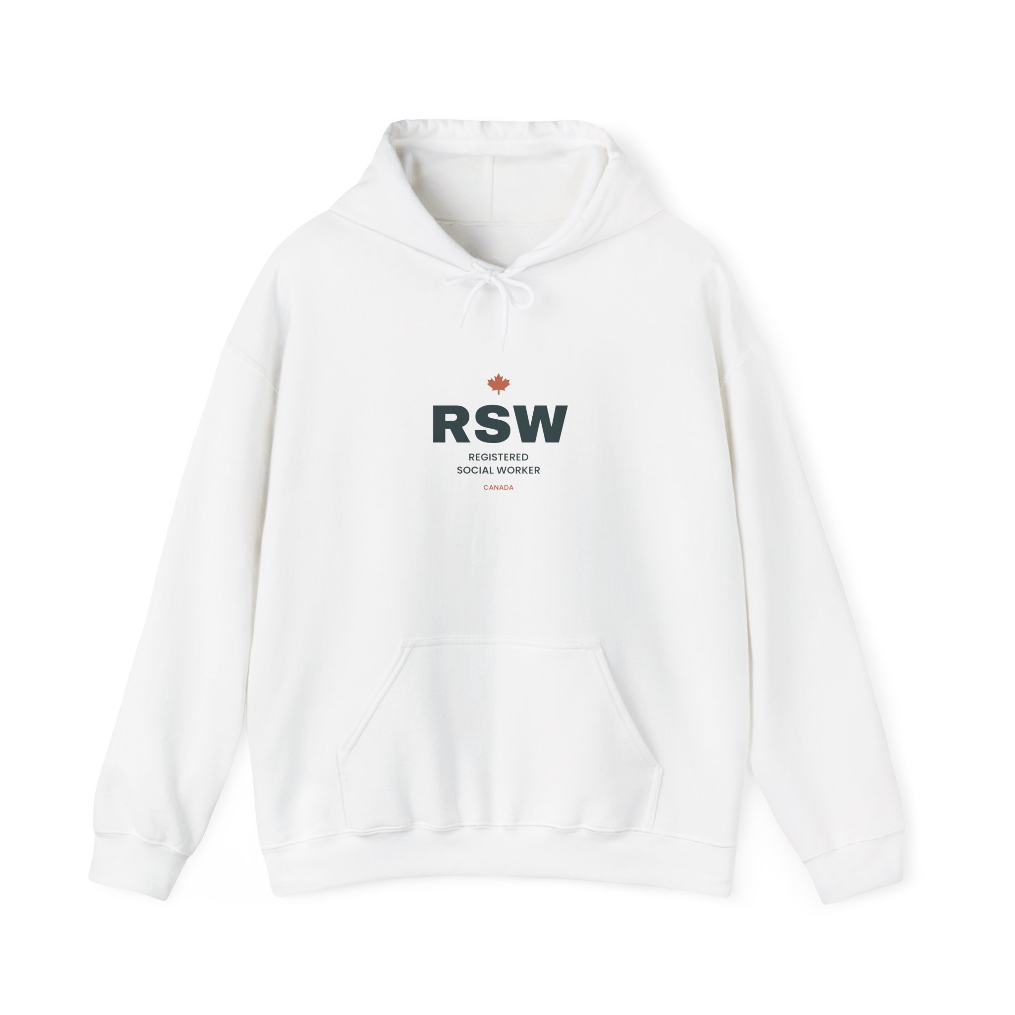 RSW Registered Social Worker Hoodie – Canadian Social Worker Gift