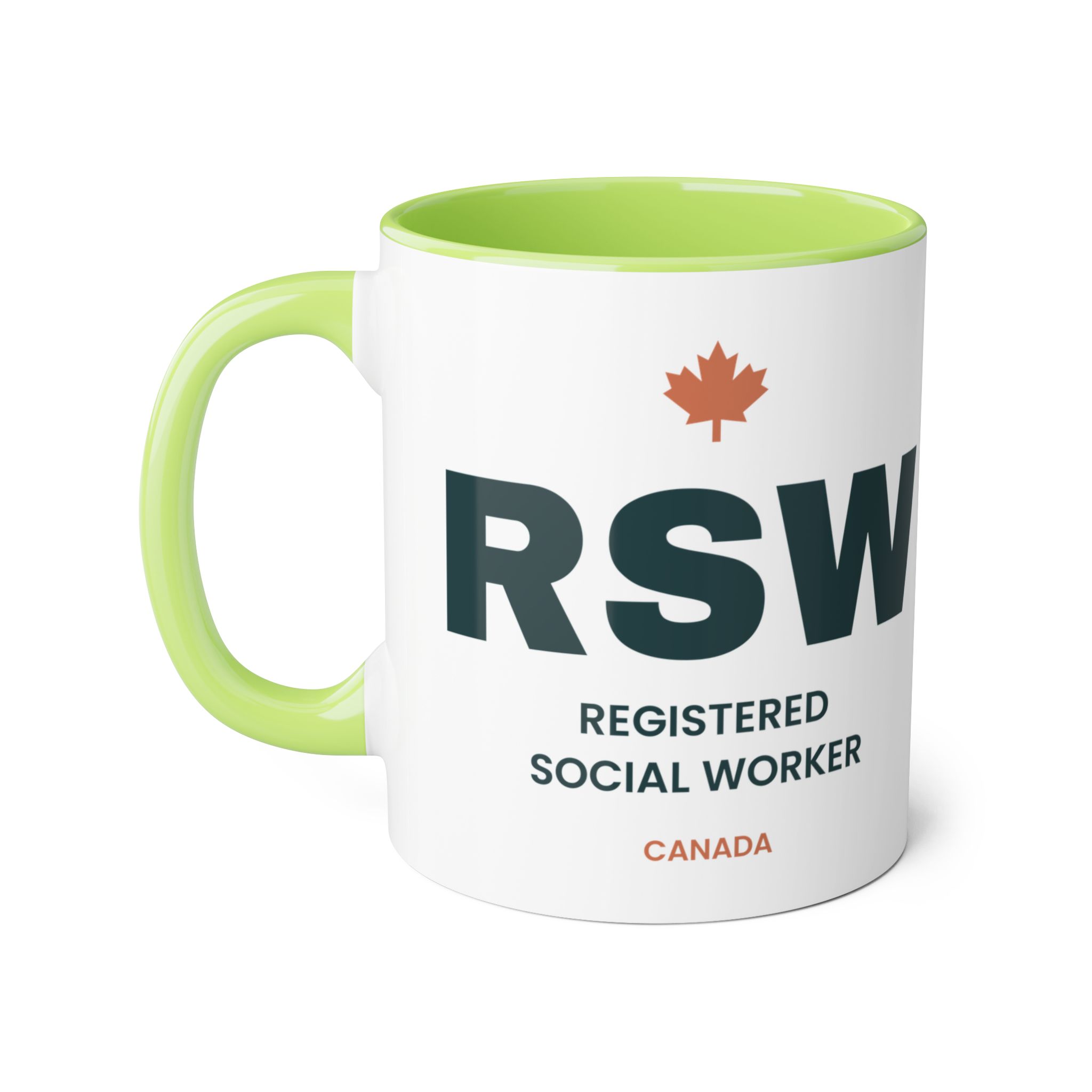 RSW Registered Social Worker Mug, view 6