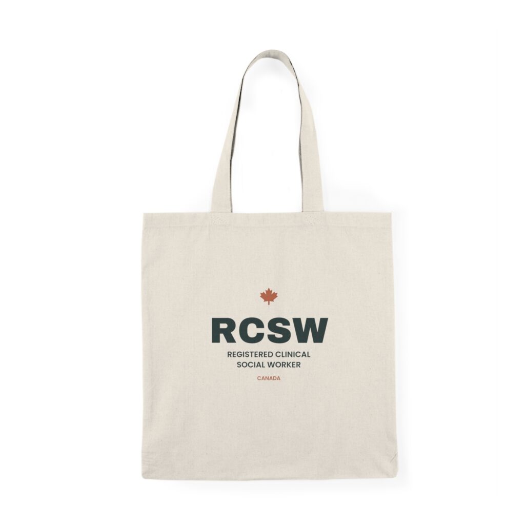 RCSW Registered Clinical Social Worker Tote Bag – Clinical Social Worker Gift