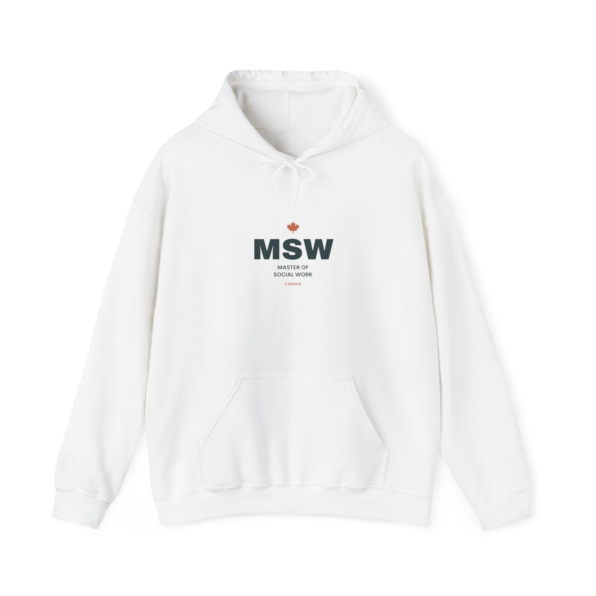 MSW Master of Social Work Hoodie – Social Work Graduation Gift