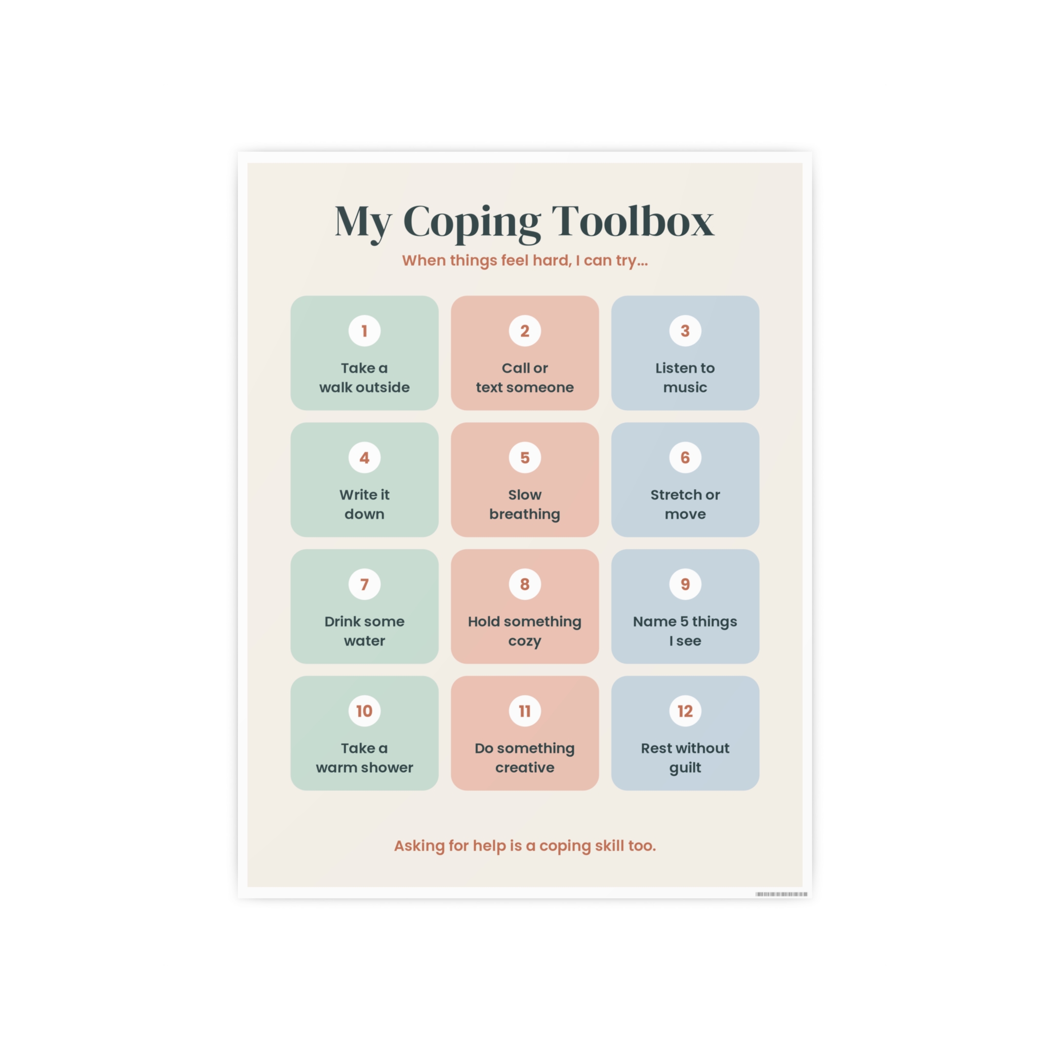 My Coping Toolbox Poster, view 7