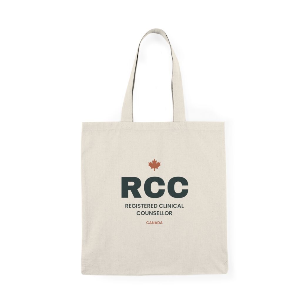 RCC Registered Clinical Counsellor Tote Bag – Counsellor Gift