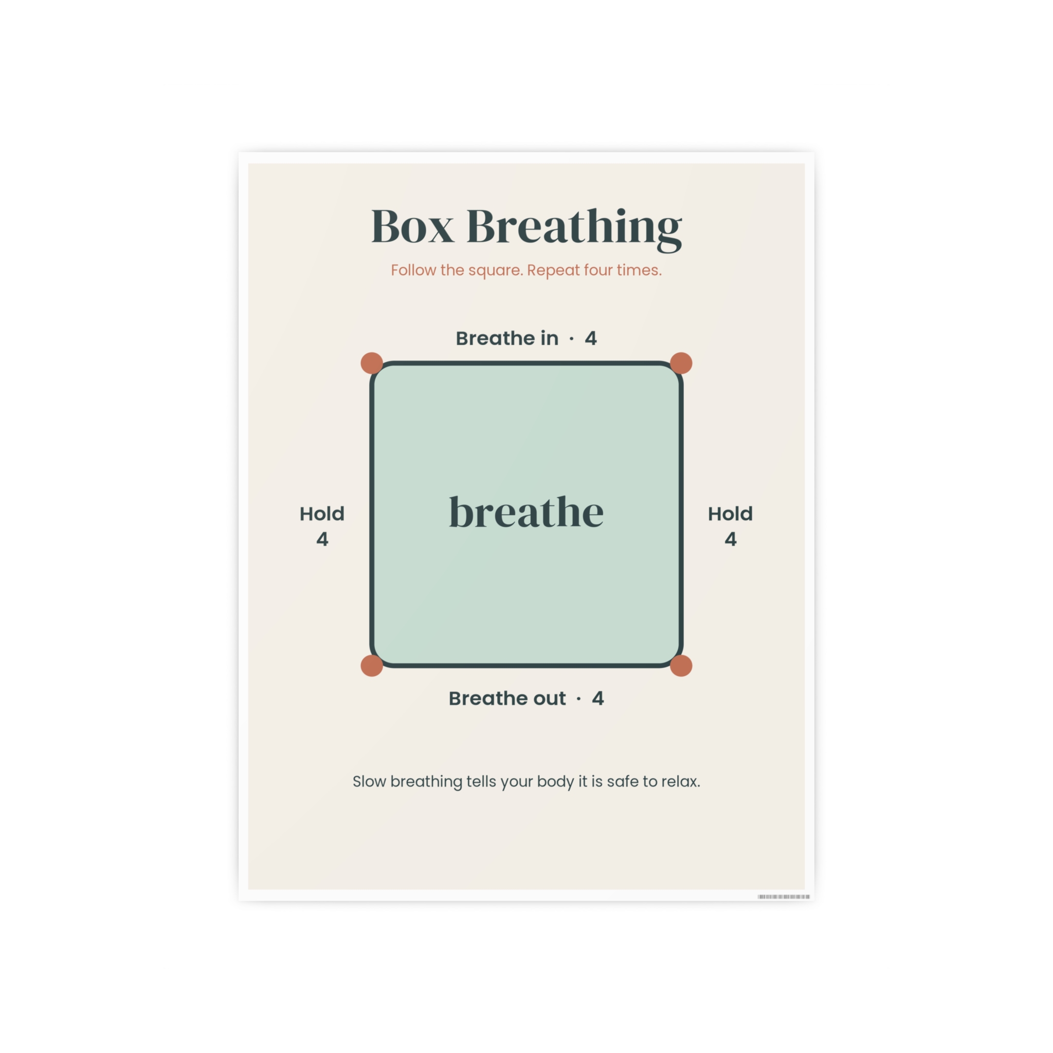 Box Breathing Poster, view 7