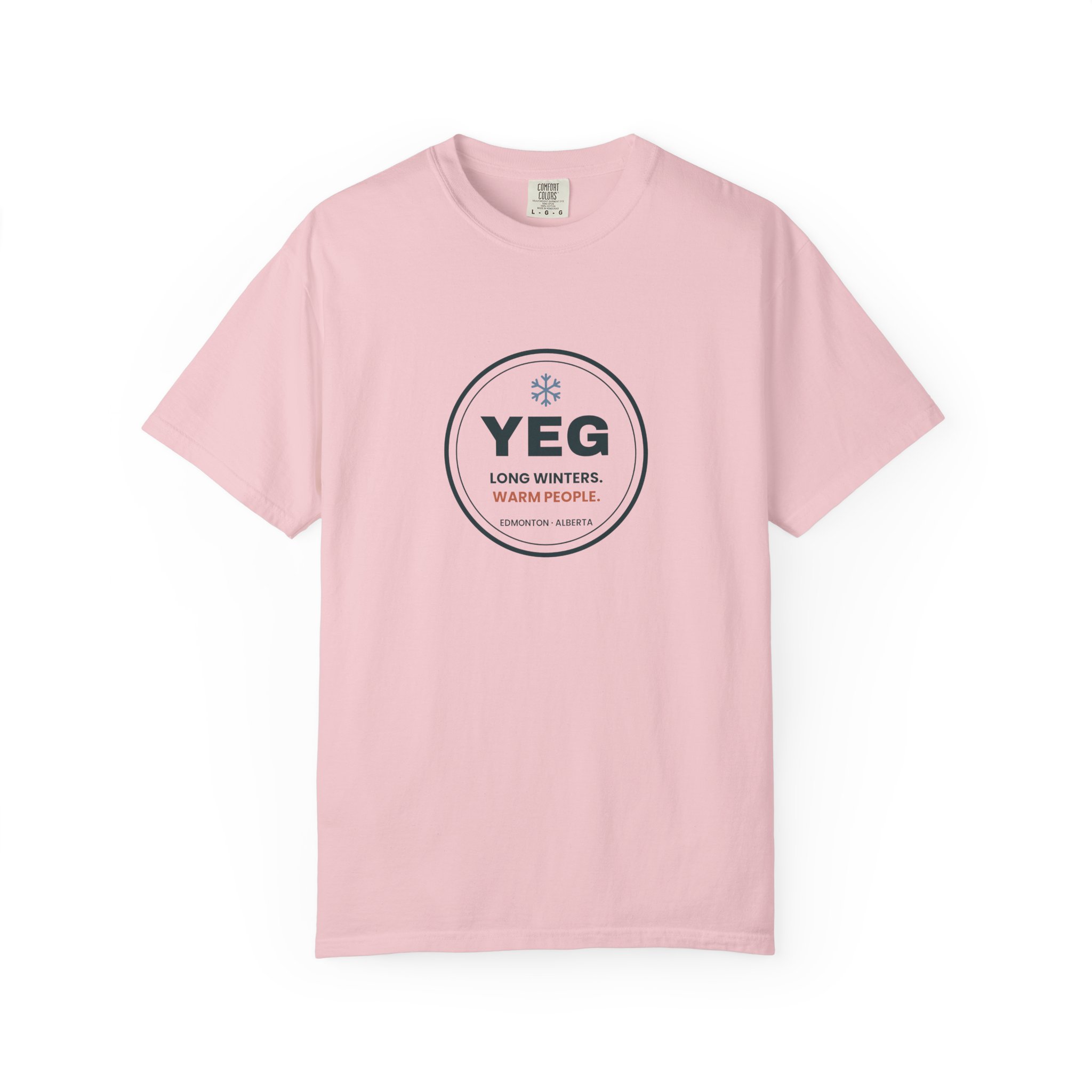YEG Long Winters Warm People T-Shirt – Edmonton Gift - Image 21