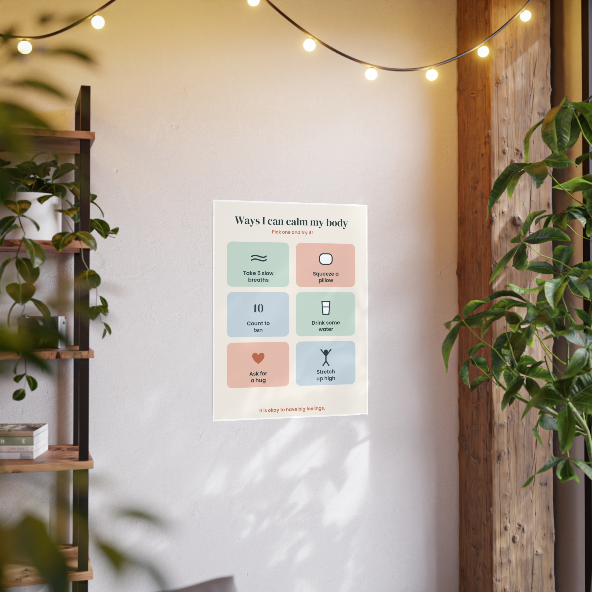 Ways I Can Calm My Body Poster, view 5