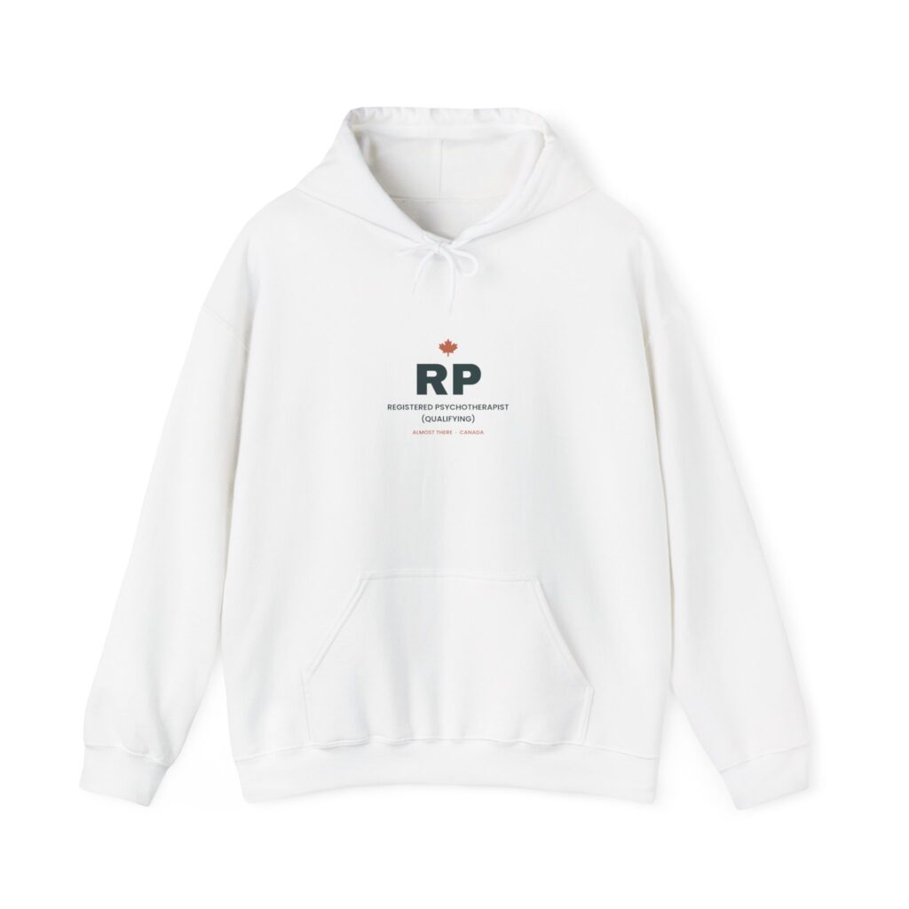 RP (Qualifying) Registered Psychotherapist Hoodie – Psychotherapist Gift